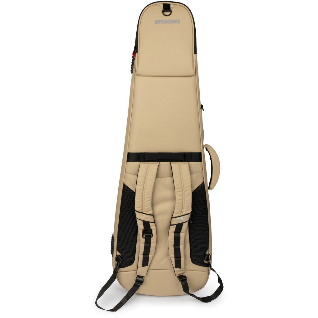 Gator Cases G-ICONELECTRIC-KHK ICON Series Bag for Electric Guitars; Khaki - View 3 | MusicMarket