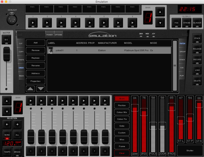 Elation Lighting Inc EMULATION Lighting Software - View 4 | MusicMarket