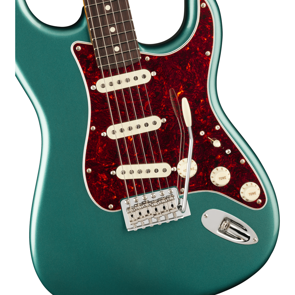 Fender American Professional Classic Stratocaster - Faded Sherwood Green Metallic - View 6 | MusicMarket