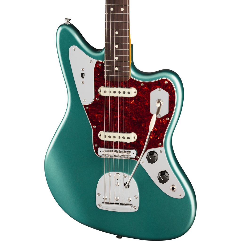 Fender American Professional Classic Jaguar Electric Guitar - Faded Sherwood Green Metallic - MusicMarket