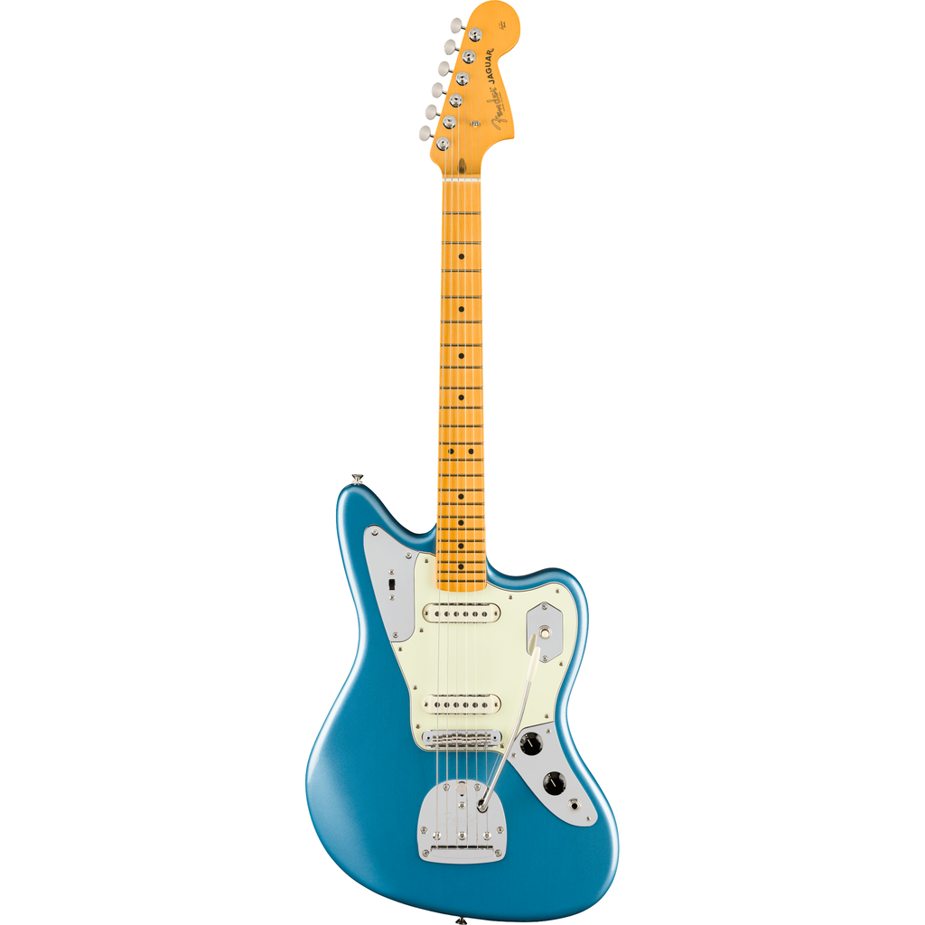 Fender American Professional Classic Jaguar Electric Guitar - Faded Lake Placid Blue - View 2 | MusicMarket