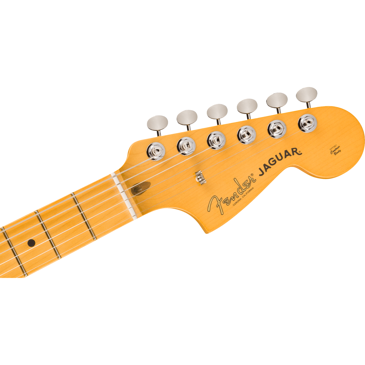 Fender American Professional Classic Jaguar Electric Guitar - Faded Lake Placid Blue - View 4 | MusicMarket