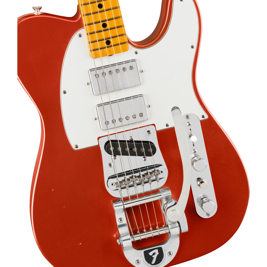 Fender Stories Collection Mike Campbell Red Dog Telecaster - Red Dog Red - View 5 | MusicMarket