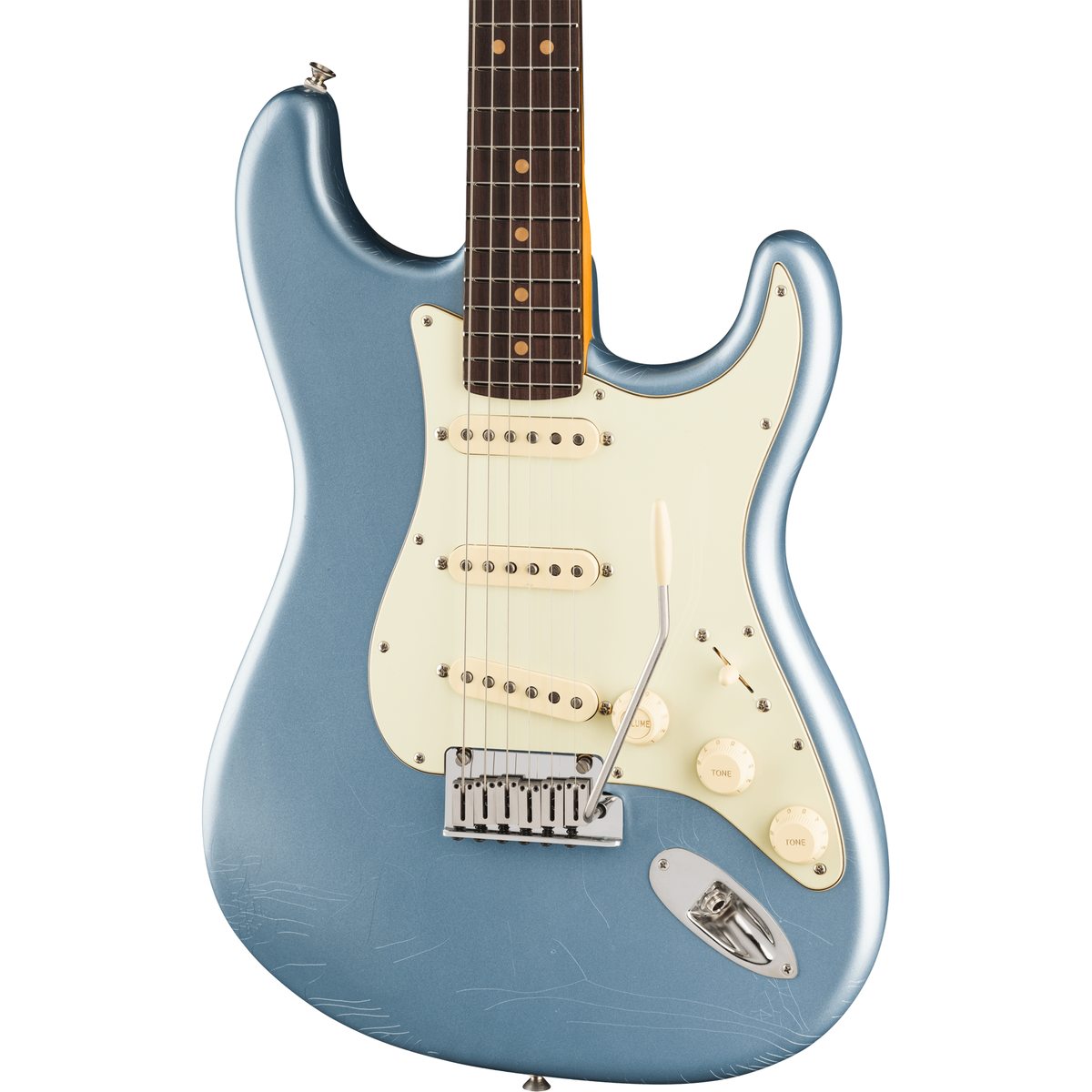 Fender American Ultra Luxe Vintage '60s Stratocaster - Ice Blue Metallic - MusicMarket
