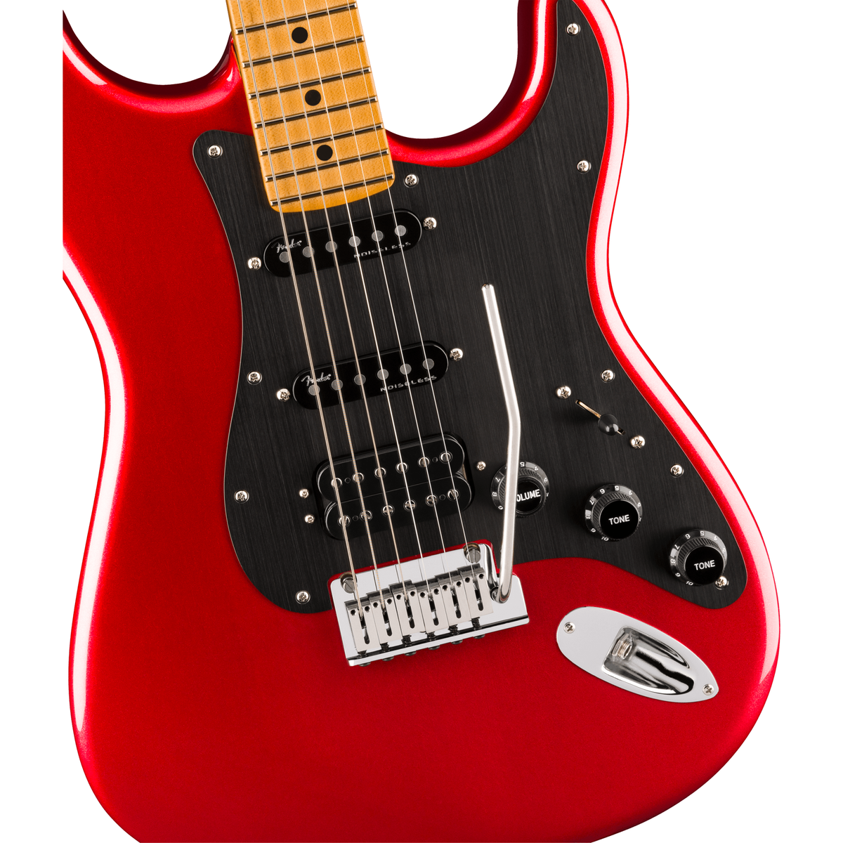 Fender American Ultra II Stratocaster HSS Electric Guitar - Sinister Red - View 5 | MusicMarket