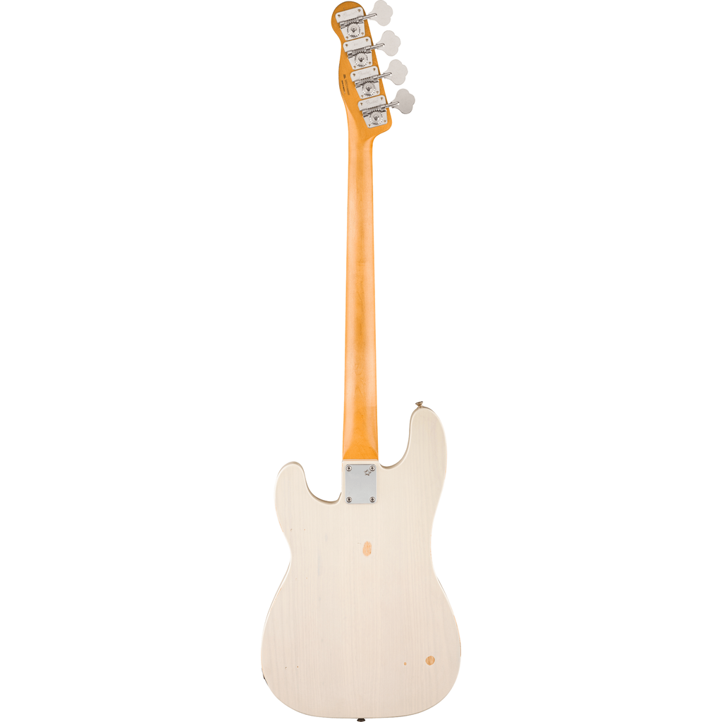 Fender Mike Dirnt Road Worn Precision Bass - Rosewood Fingerboard, White Blonde - View 2 | MusicMarket
