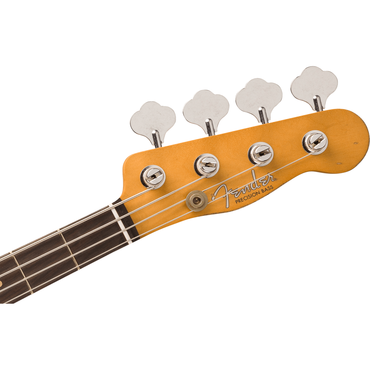 Fender Mike Dirnt Road Worn Precision Bass - Rosewood Fingerboard, White Blonde - View 3 | MusicMarket