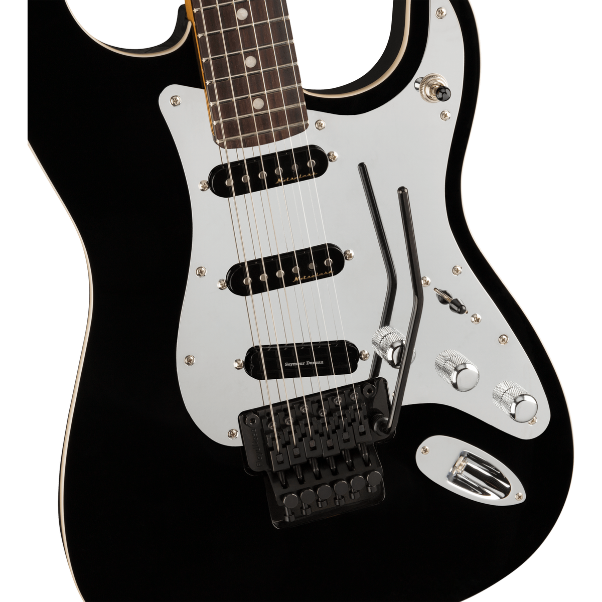 Fender Tom Morello Stratocaster - Rosewood Fingerboard, Black - View 5 | MusicMarket