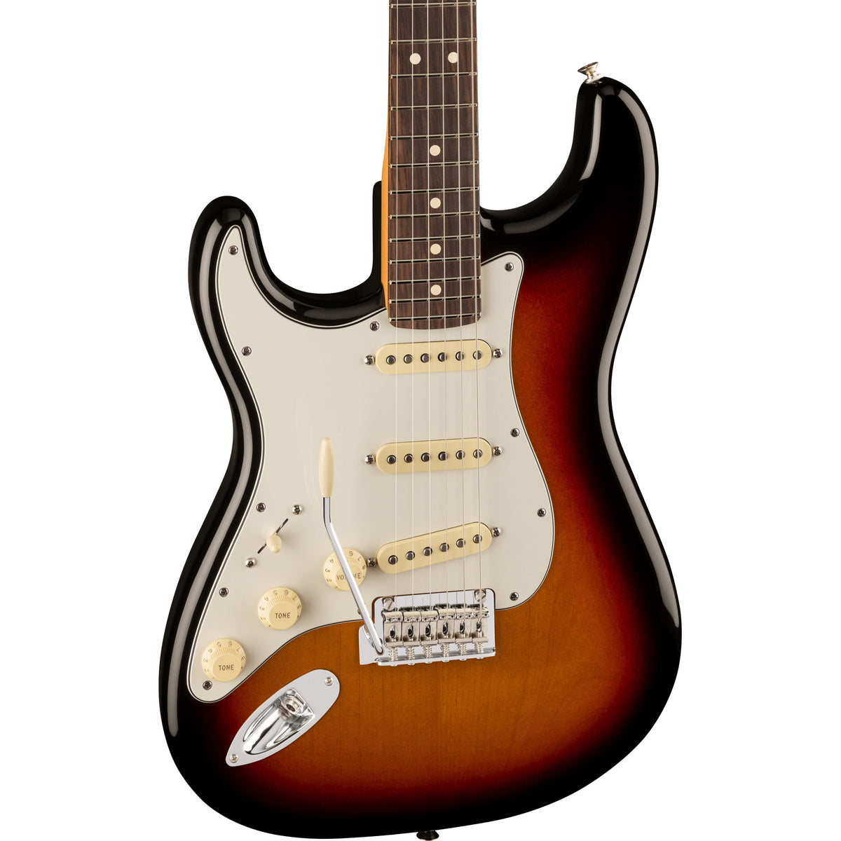 Fender Player II Stratocaster Left-Hand - Rosewood Fingerboard, 3-Color Sunburst - MusicMarket