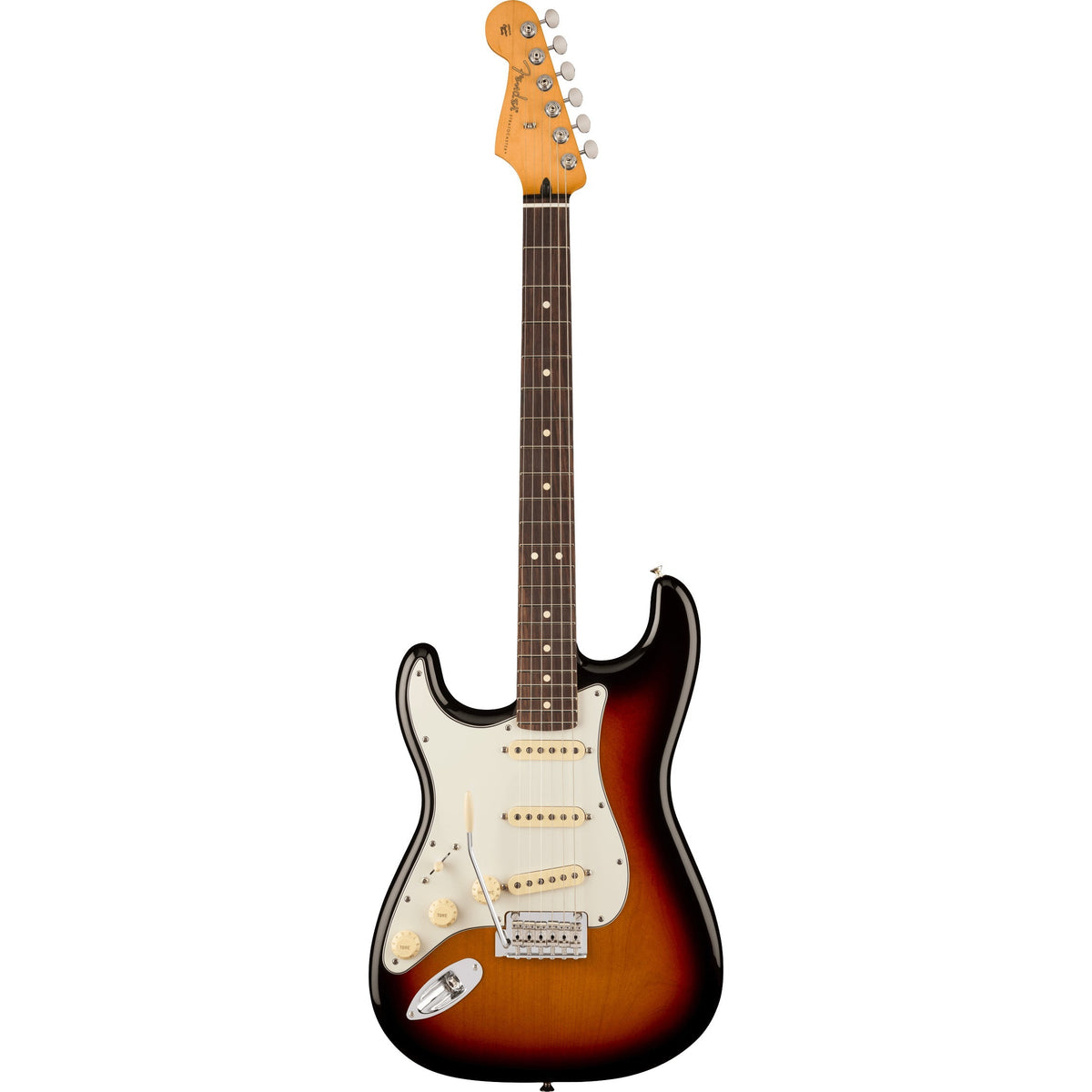Fender Player II Stratocaster Left-Hand - Rosewood Fingerboard, 3-Color Sunburst - View 2 | MusicMarket
