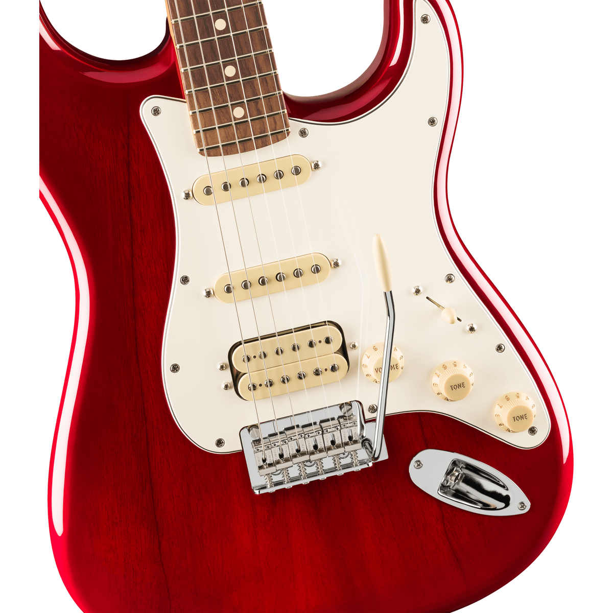 Fender Player II Strat HSS - Rosewood Fingerboard, Transparent Cherry Burst - View 6 | MusicMarket