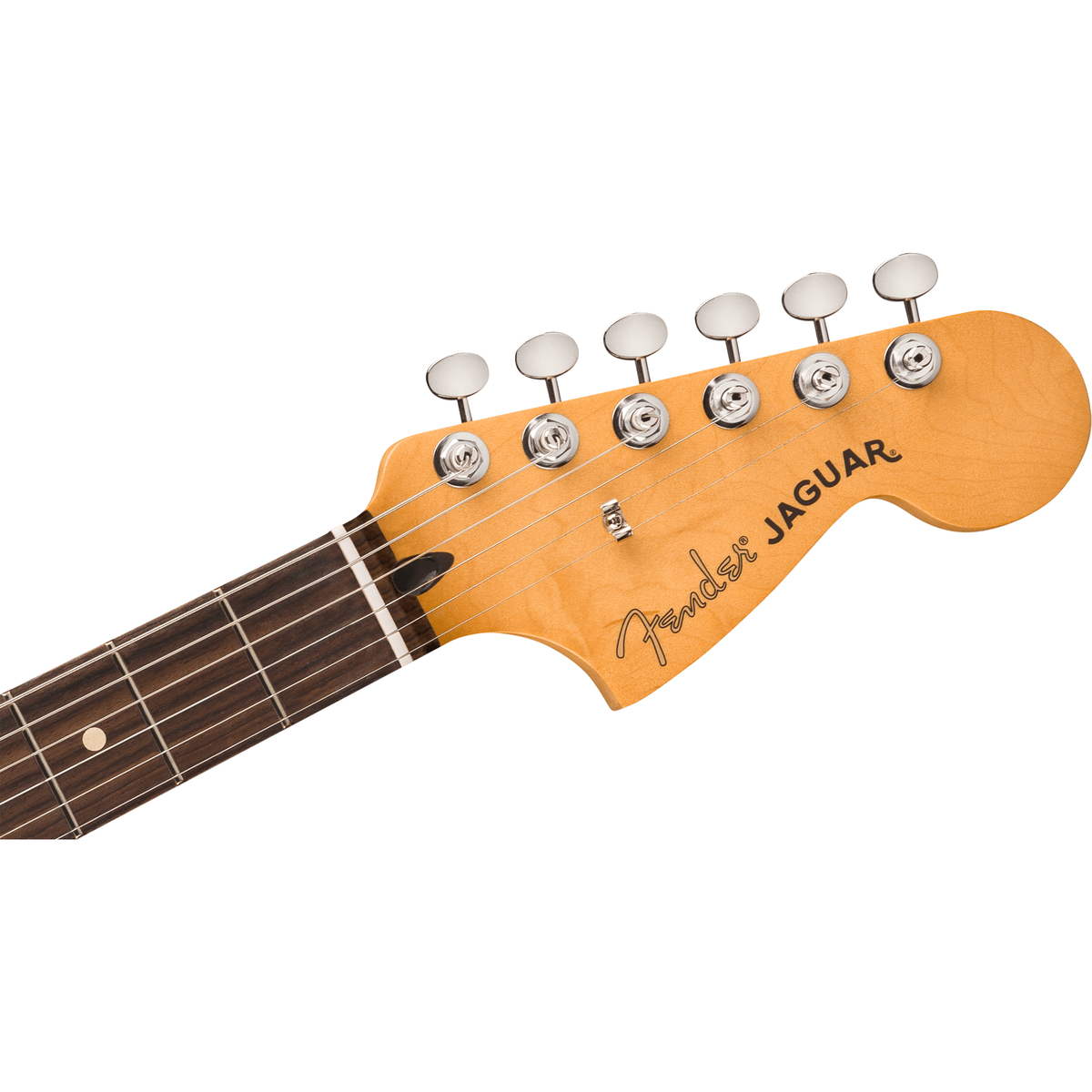 Fender Player II Jaguar Electric Guitar - Hialeah Yellow - View 3 | MusicMarket