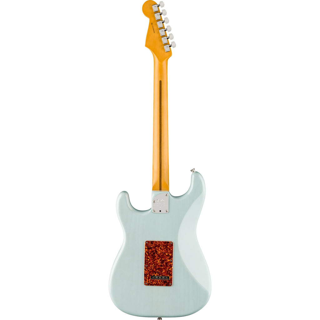 Fender American Professional II Thinline Stratocaster - Transparent Daphne Blue - View 2 | MusicMarket