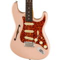 Fender American Professional II Stratocaster Thinline - Transparent Shell Pink - MusicMarket