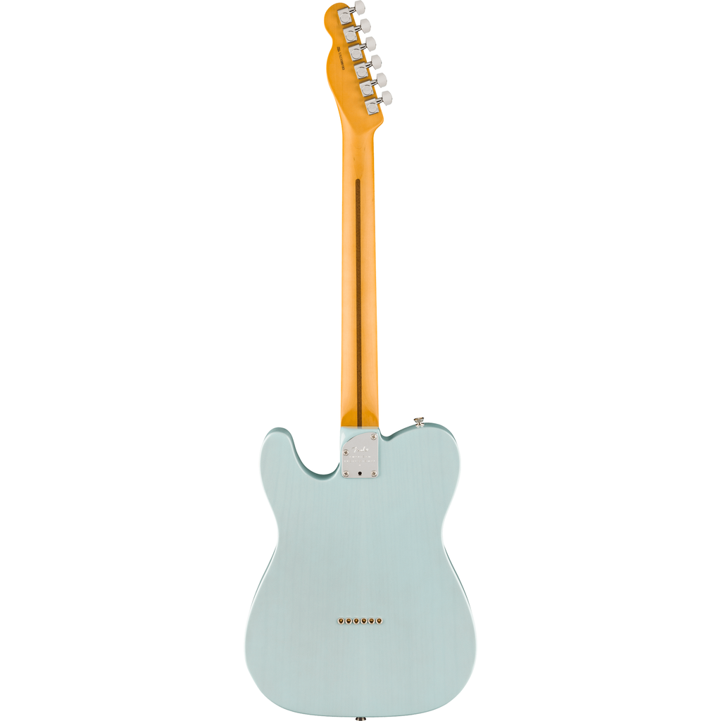 Fender American Professional II Telecaster Thinline - Transparent Daphne Blue - View 3 | MusicMarket