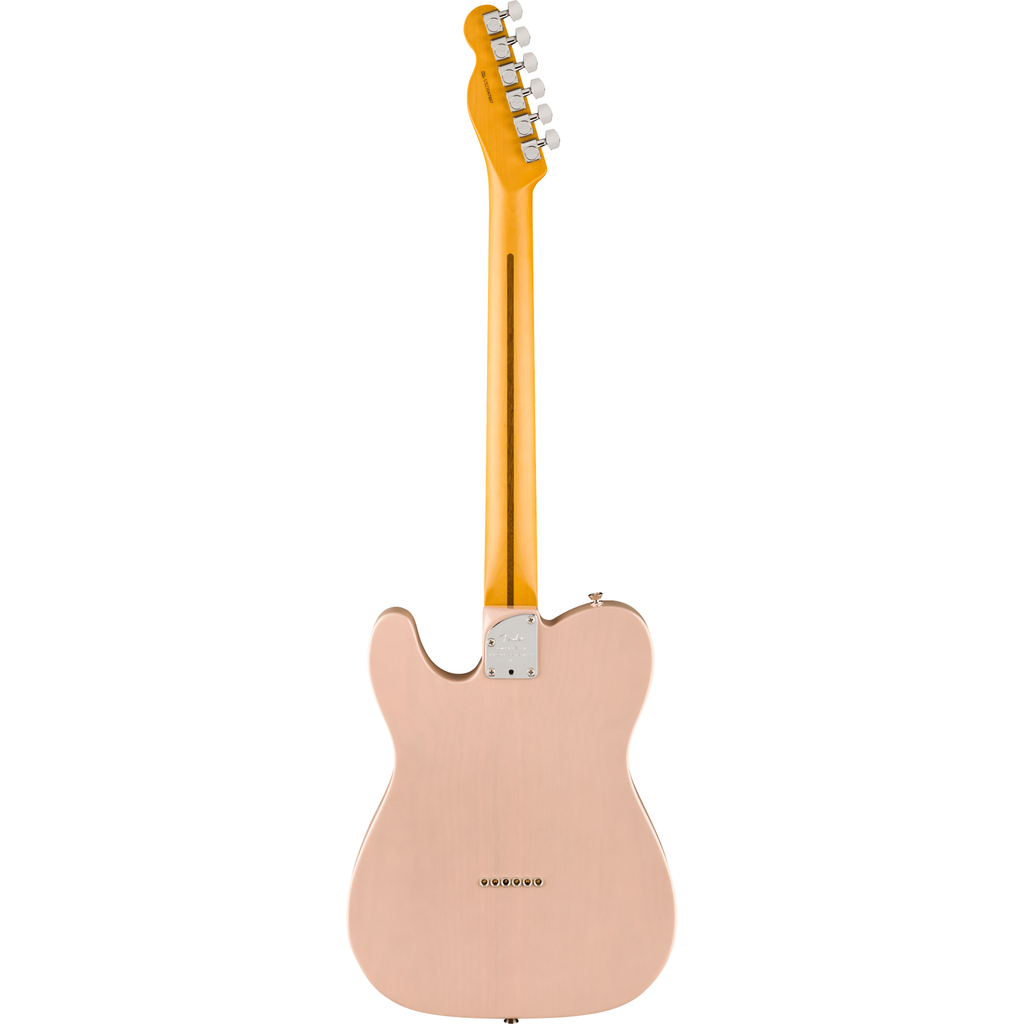 Fender American Professional II Telecaster Thinline - Transparent Shell Pink - View 2 | MusicMarket