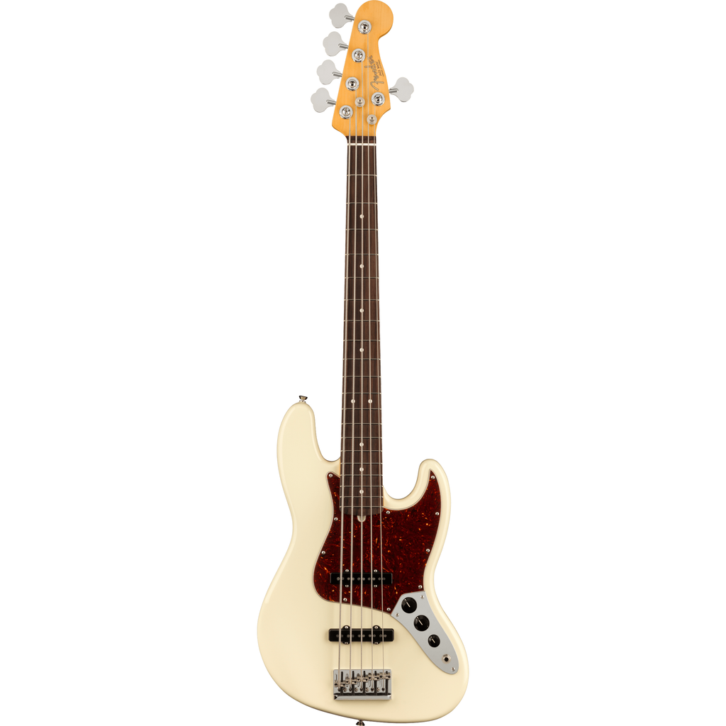Fender American Professional II Jazz Bass V - Rosewood Fingerboard, Olympic White - View 2 | MusicMarket