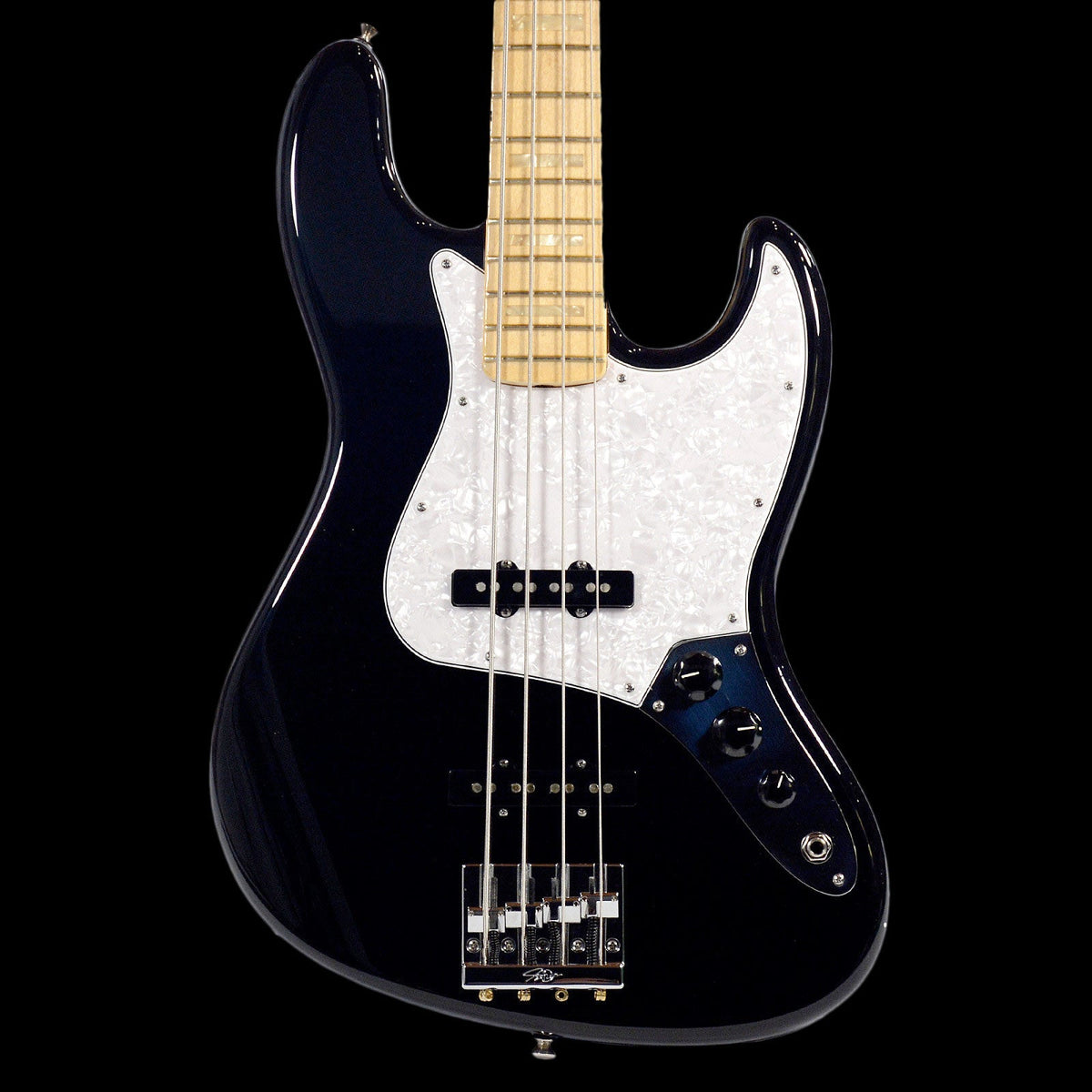Fender USA Geddy Lee Signature Jazz Bass Black w/ Case - View 5 | MusicMarket