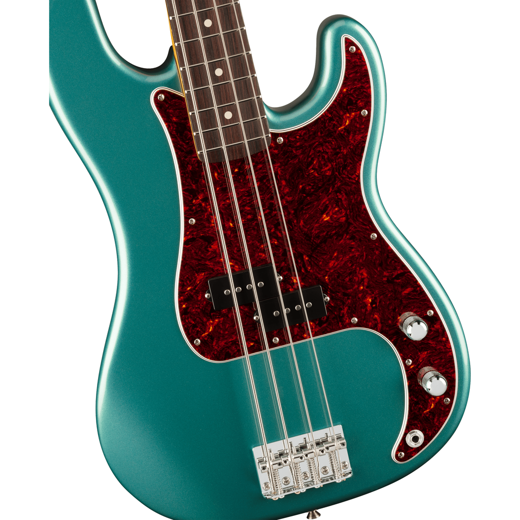 Fender American Professional Classic Precision Bass - Faded Sherwood Green Metallic - View 6 | MusicMarket