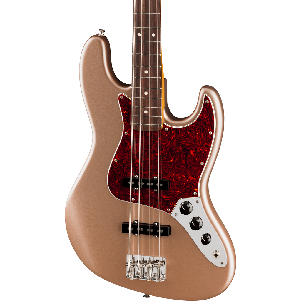 Fender American Professional Classic Jazz Bass - Faded Firemist Gold - MusicMarket