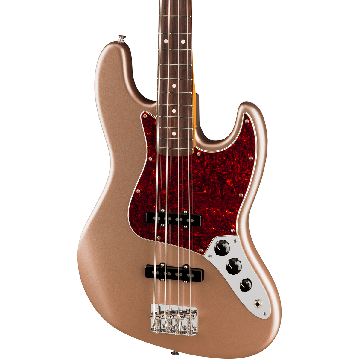 Fender American Professional Classic Jazz Bass - Faded Firemist Gold - MusicMarket