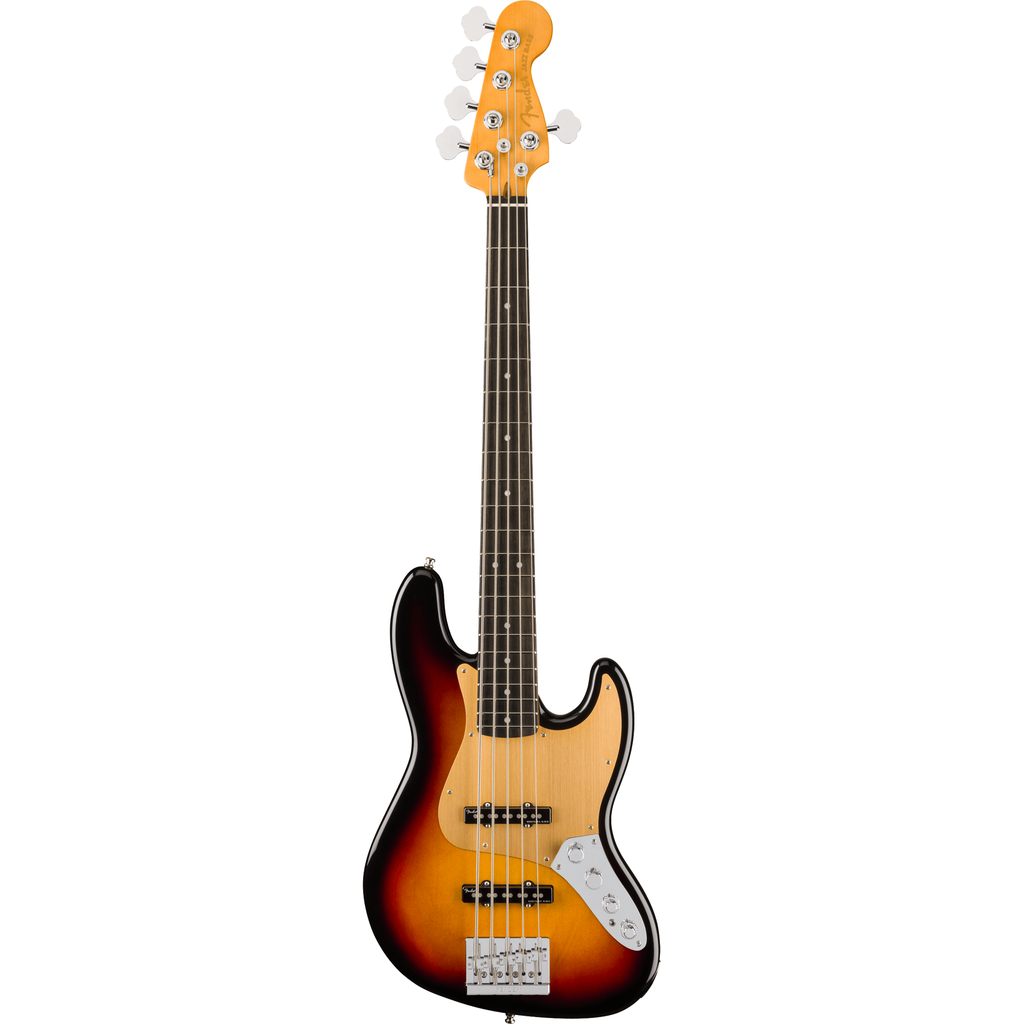 Fender American Ultra II Jazz Bass V - Ebony Fingerboard, Ultraburst - View 2 | MusicMarket