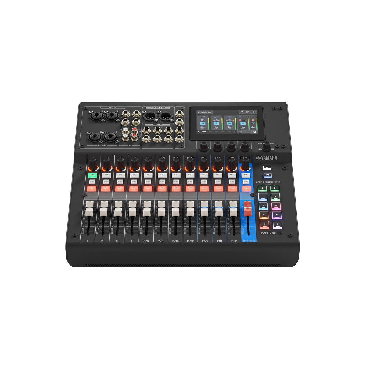 Yamaha MGX12V Digital Mixer - Black - View 4 | MusicMarket