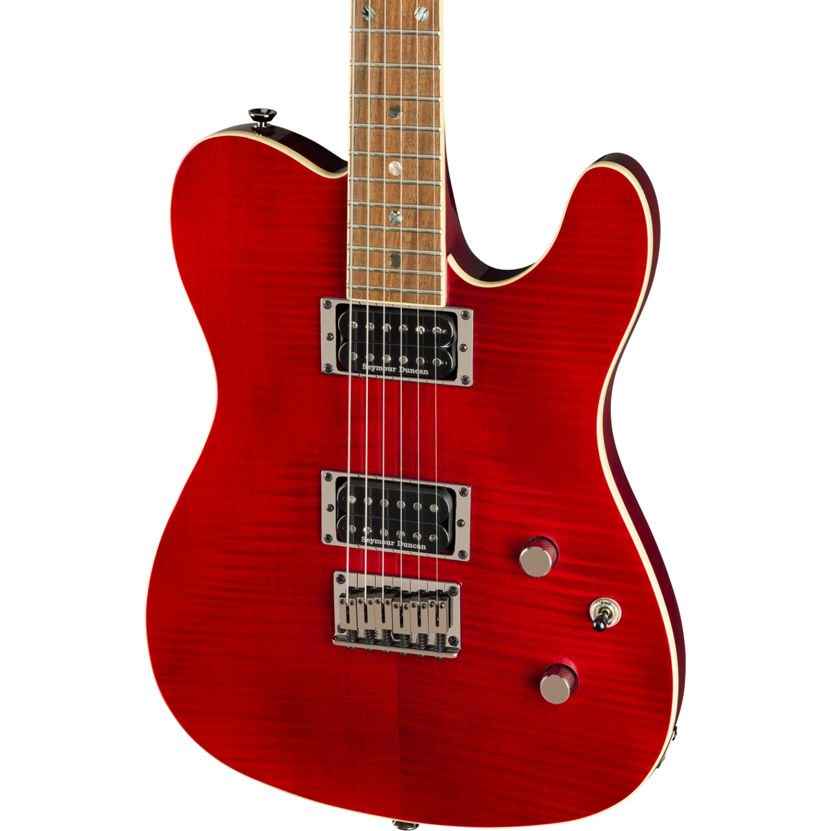Fender Special Edition Custom Telecaster HH - Crimson Red Transparent - MusicMarket