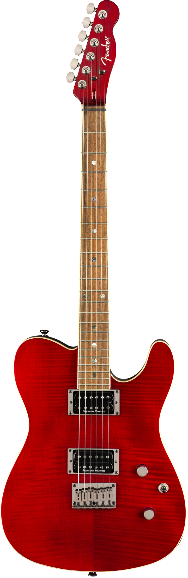 Fender Special Edition Custom Telecaster HH - Crimson Red Transparent - View 2 | MusicMarket