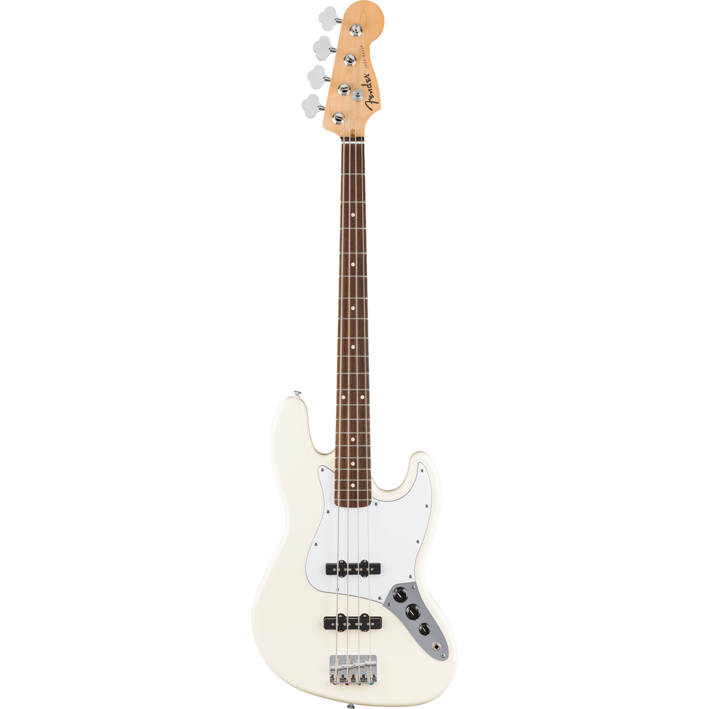 Fender Standard Jazz Bass Guitar - Olympic White - View 2 | MusicMarket