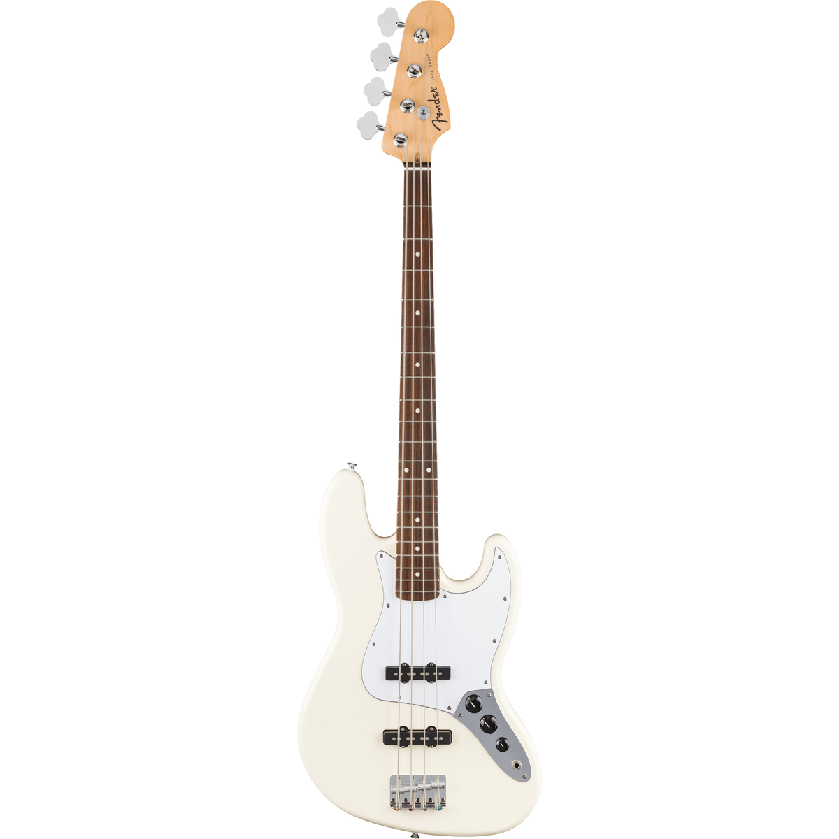 Fender Standard Jazz Bass Guitar - Olympic White - View 2 | MusicMarket