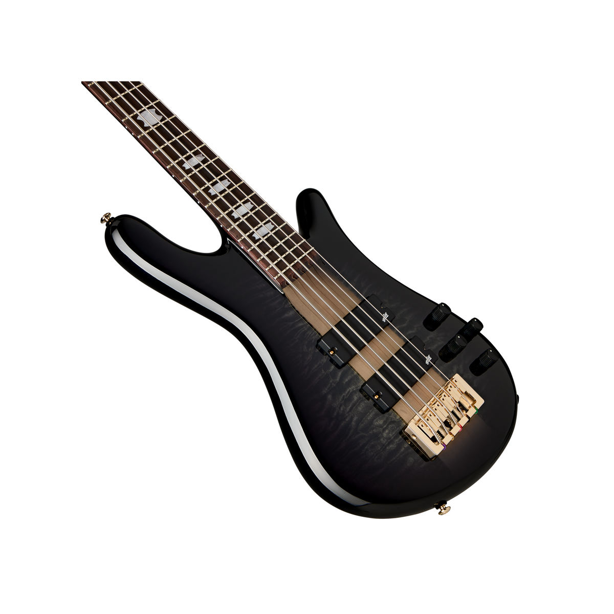 Spector ICON NS-5 Neck-Through Series 5-String Bass Guitar - Black Satin - View 3 | MusicMarket