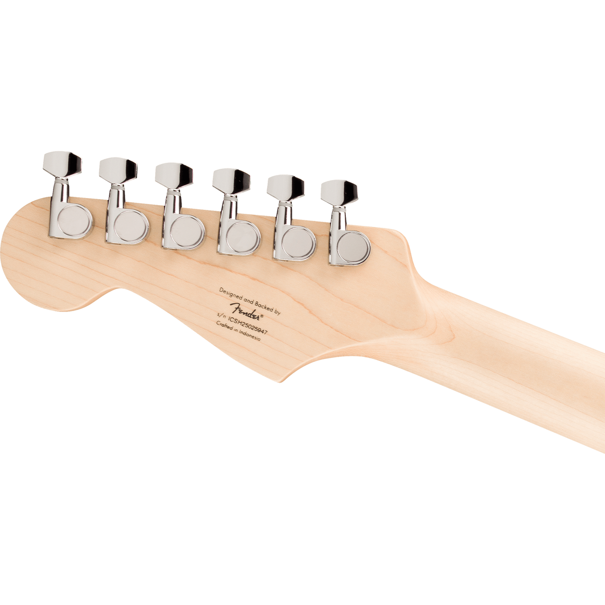 Squier Sonic Stratocaster - Laurel Fingerboard, White Pickguard, Sienna Sunburst - View 5 | MusicMarket