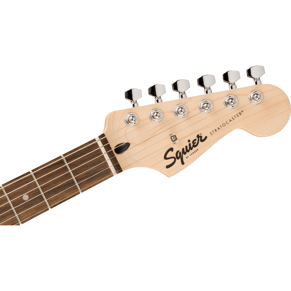 Squier Sonic Stratocaster - Laurel Fingerboard, White Pickguard, Sienna Sunburst - View 4 | MusicMarket