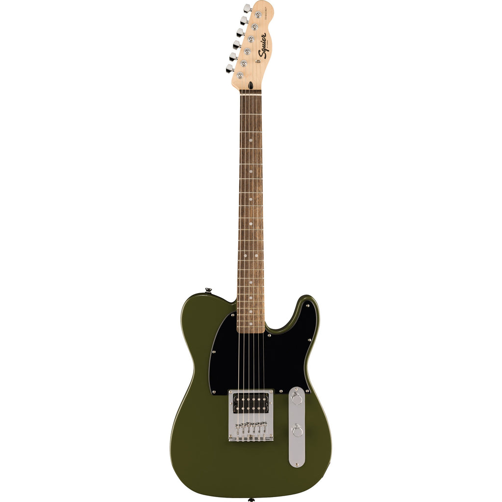 Squier Sonic Esquire H Guitar - Laurel Fingerboard, Black Pickguard, Olive - View 2 | MusicMarket