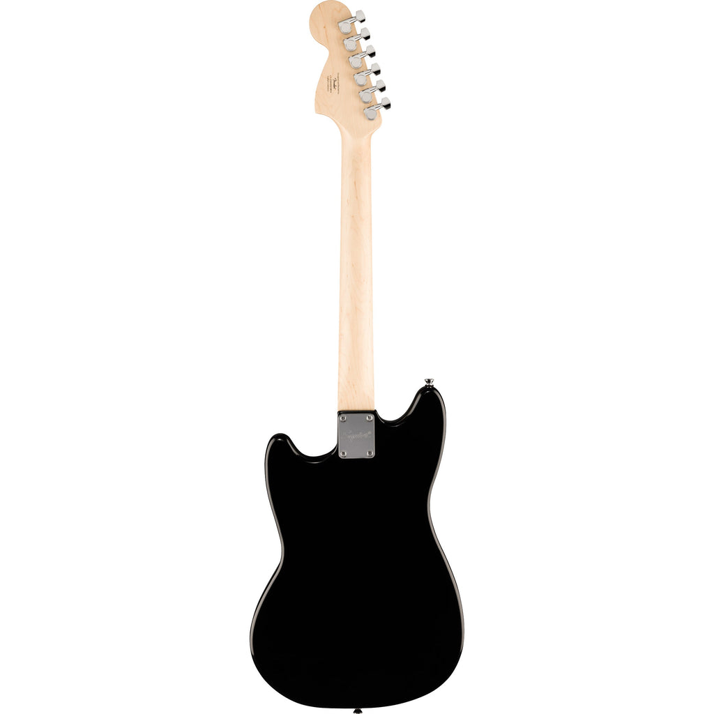 Squier Sonic Mustang HH Guitar - Laurel Fingerboard, Black Pickguard, Black - View 3 | MusicMarket