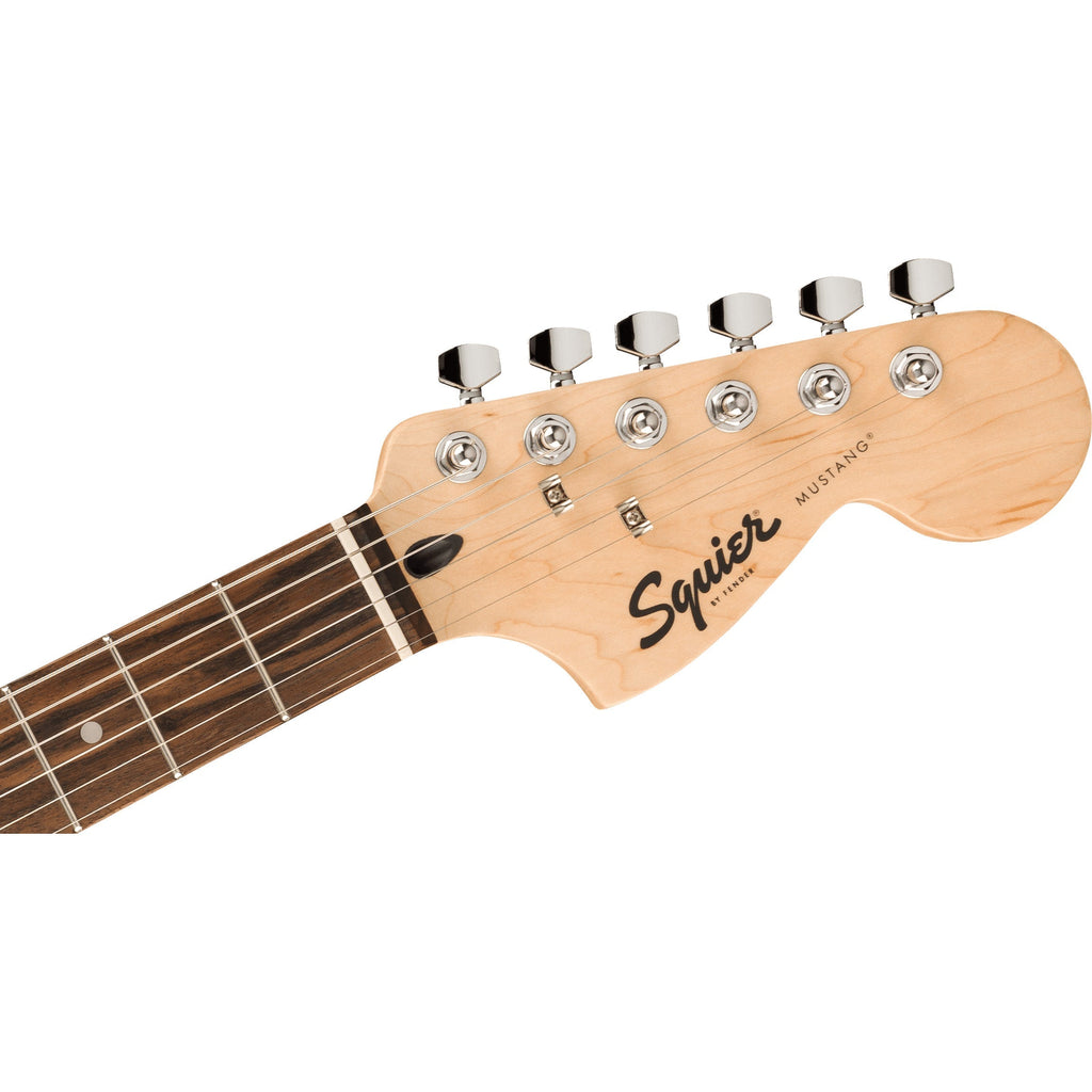 Squier Sonic Mustang HH Guitar - Laurel Fingerboard, Black Pickguard, Black - View 4 | MusicMarket