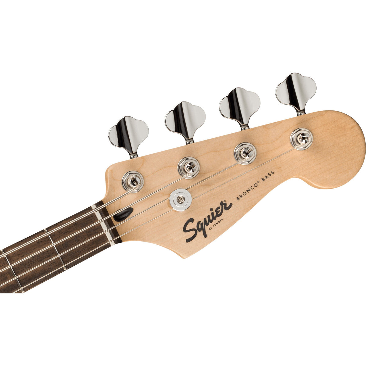 Squier Sonic Bronco Bass - Laurel Fingerboard, White Pickguard, Daphne Blue - View 4 | MusicMarket