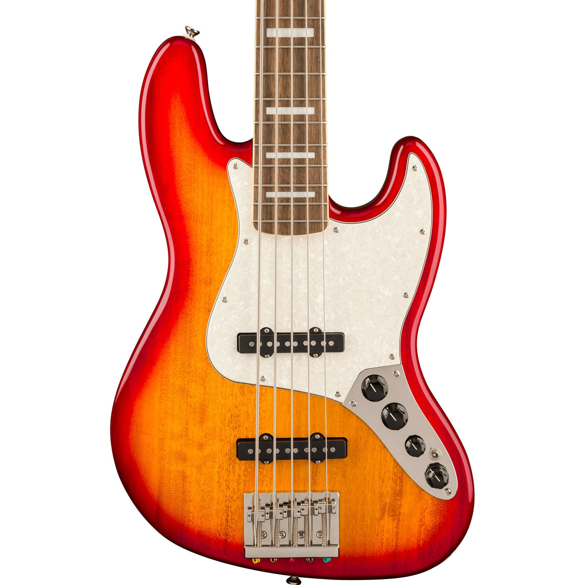Squier Classic Vibe Active '70s Jazz Bass V -Laurel Fingerboard, Sienna Sunburst - MusicMarket