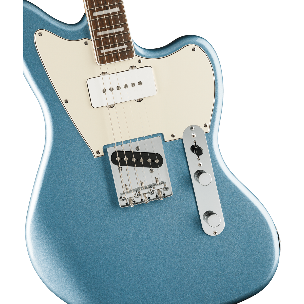 Squier Limited Edition Paranormal Offset Telecaster SJ - Laurel Fingerboard, Parchment Pickguard, Ice Blue