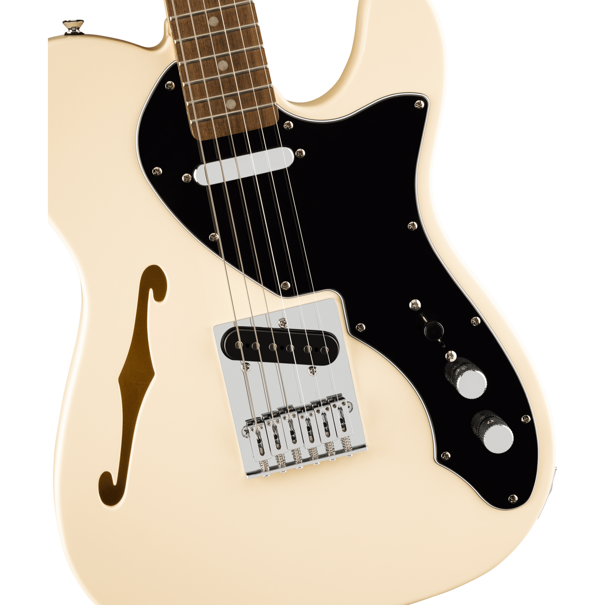 Squier Affinity Series Telecaster Thinline - Olympic White - View 6 | MusicMarket