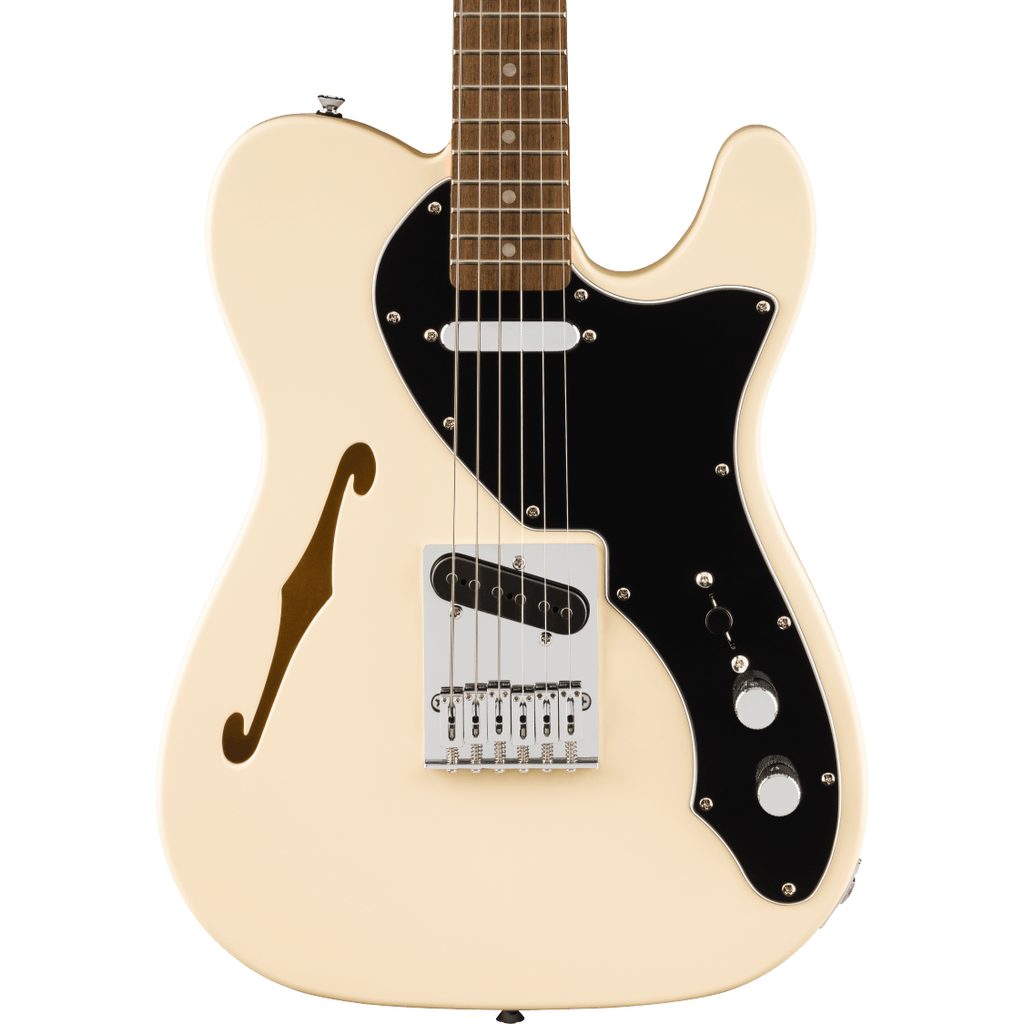 Squier Affinity Series Telecaster Thinline - Olympic White - MusicMarket