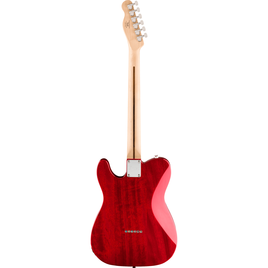 Squier Affinity Series Telecaster FMT SH Electric Guitar - Laurel Fingerboard, Crimson Red Transparent - View 3 |