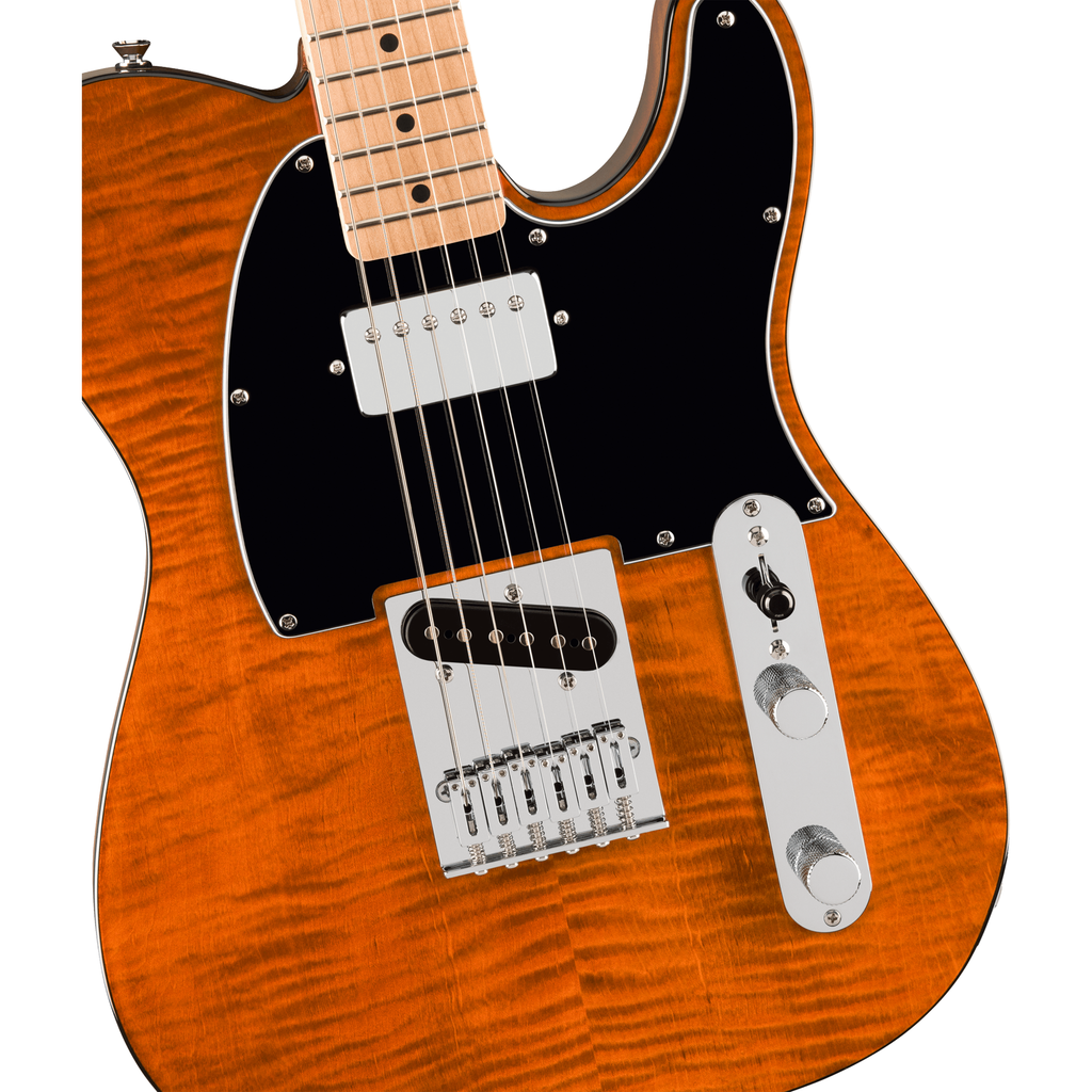 Squier Affinity Series Telecaster Electric Guitar FMT SH - Maple Fingerboard, Black Pickguard, Moch - View 5 |