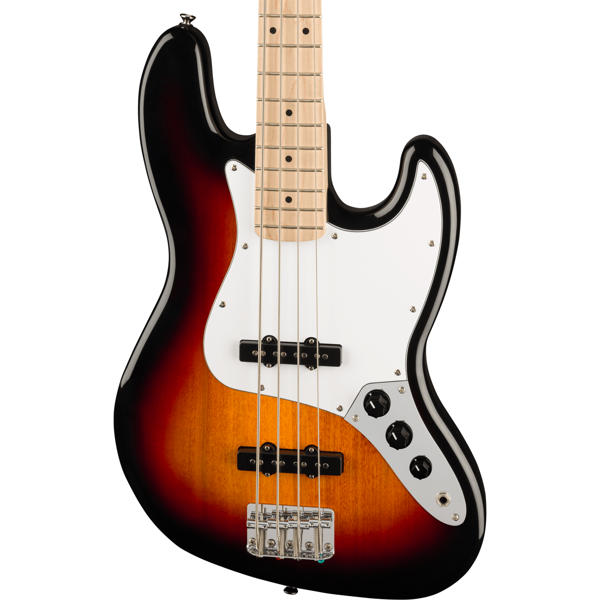 Squier Affinity Series Jazz Bass - Maple Fingerboard, 3-Color Sunburst - MusicMarket