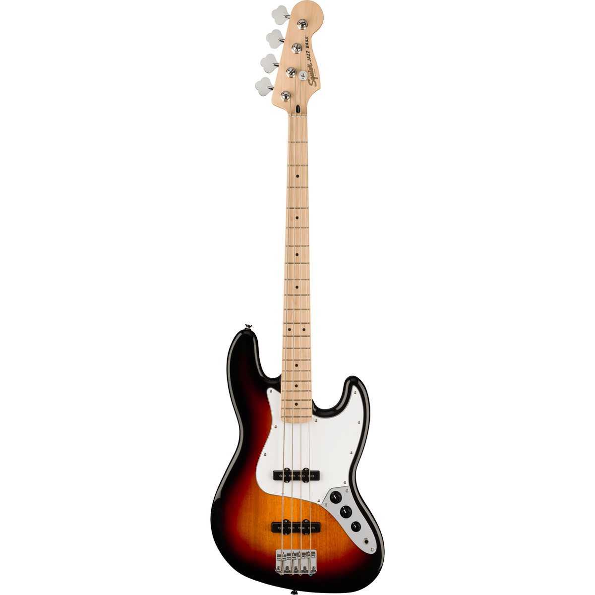 Squier Affinity Series Jazz Bass - Maple Fingerboard, 3-Color Sunburst - View 2 | MusicMarket