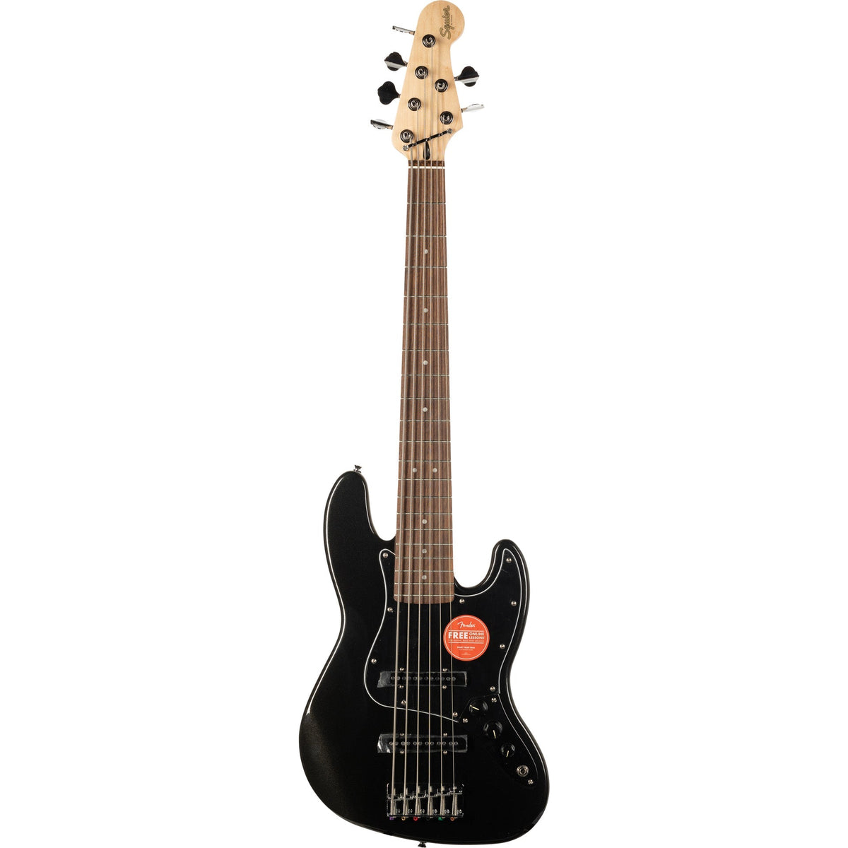 Squier Affinity Series Jazz Bass VI 6 String - Black Metallic - View 2 | MusicMarket