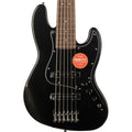Squier Affinity Series Jazz Bass VI 6 String - Black Metallic - MusicMarket