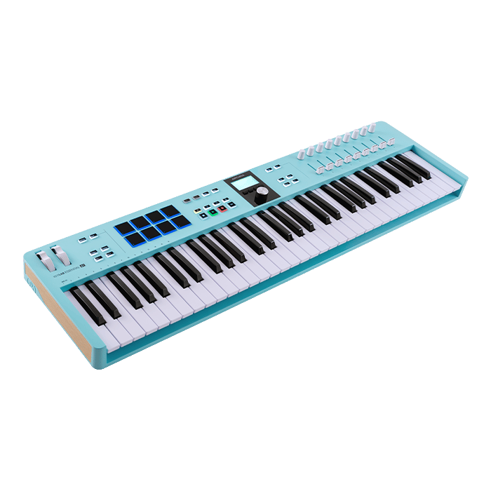 Arturia Keylab Essential 61 MK3 MIDI Controller - Aquamarine - View 3 | MusicMarket