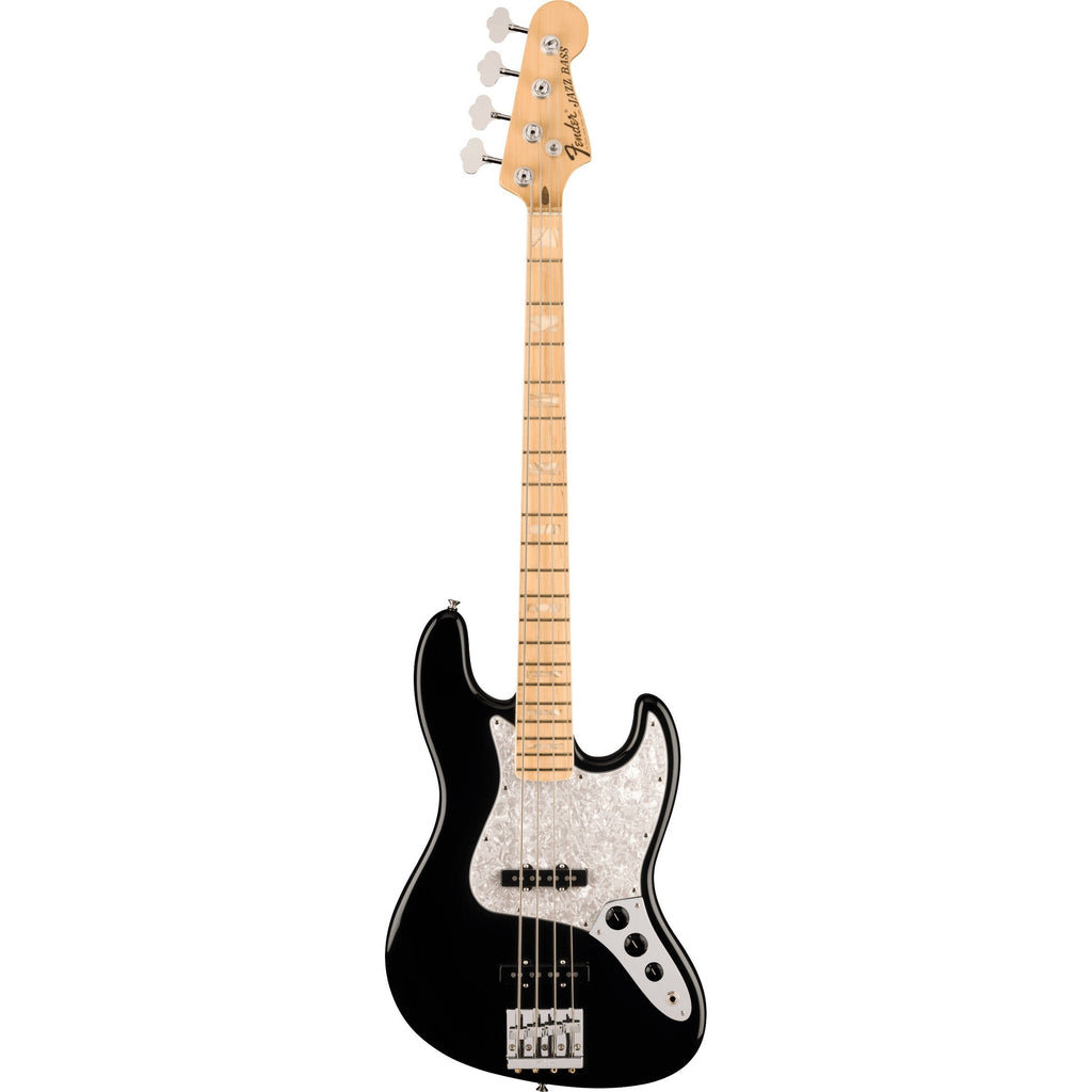 Fender Geddy Lee Jazz Signature Electric Bass Guitar - Black - MusicMarket